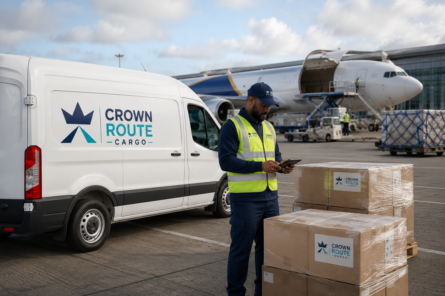Crown Route Cargo air cargo ramp operation